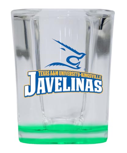 Set de 2 vasos shot square base verde 2 oz