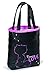 Nici 38122 - Handtasche Shopper Love, 29 x 37 x 7 cm, schwarz/pink