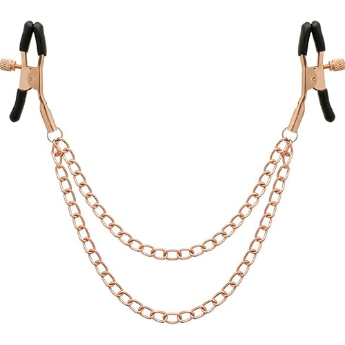 Coquette Fantasy Pinzas Metalicas Pezones Con Cadena