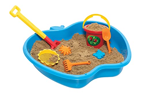 DOHÁNY Sandkasten Apfel Kinder Pool Planschbecken Bällebad 1-TLG. (blau),...