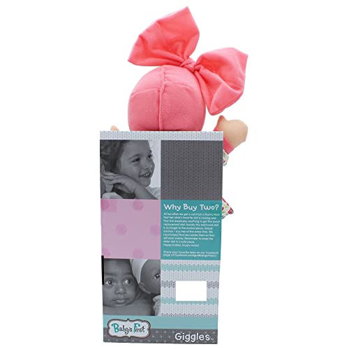 Goldberger Baby's First Giggles Doll with Coral Top & Infectious Giggle Sound Module - Child Safe 1 year & Up by Baby's First - Image 3
