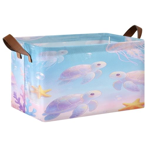Panier de rangement pliable méduses en tissu polyester imperméable type 05 - 2