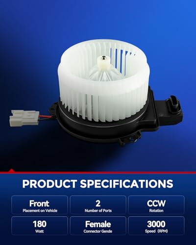 Image of KAX AC Blower Motor Fit for Honda HR-V 2016 2017 2018 2019 2020 2021 2022 - HVAC Heater Blower Motor Replaces# 75061 700337