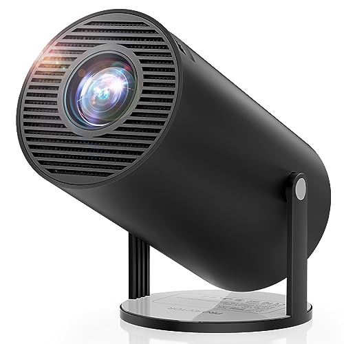 Image of CLOKOWE Mini Projector with WiFi and Bluetooth, 1080P Support Portable Projector,180 Rotation & Auto Keystone,Big Screen Home /Outdoor Movie Projector for Phone /TV Stick /Laptop /HDMI /USB