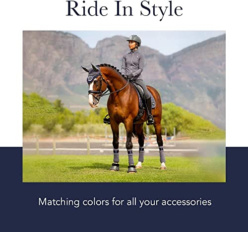 Lemieux Carbonite Overreach Horse Boots - Protective Gear And Training Equipment - Equine Boots, Wraps & Accessories (Black - Large) #TOP5