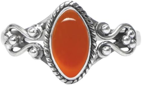 Ring, 925 Sterling Silver Statement Ring For Women, Handmade Ring Gemstone Promise Ring for Birthday Christmas Gift For Her Size US - Image 2