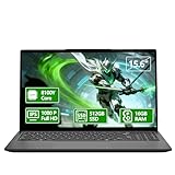 KAQIMOCI 15,6 Pulgadas Ordenador Portátil Core i3-8100Y 16GB RAM 512GB SSD, PC Portátil FHD 1920 x 1080, Computadora Portátil con Tipo C USB 3.0 Mini HDMI Wi-Fi Bluetooth 5.0 Laptop Teclado Numérico