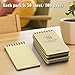 Waterproof Notebook, Spiral Notebook with Thick Lined Paper, 5 Pack Top Bound Pocket Notebook, Durable Cover Notebooks for Work, Outdoor, Memo, Notes, Tactical Steno Pads, 3