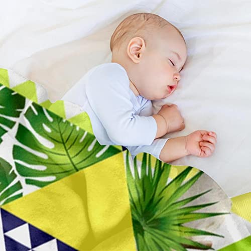 Couverture polaire perroquet 150x130 cm en microfibre légère pour lit et canapé