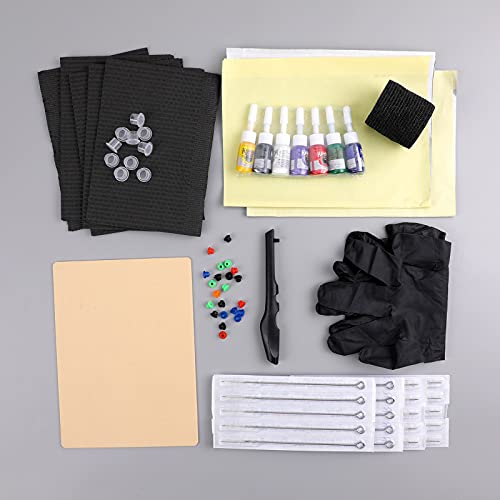 Hawink Tattoo Kit Tattoo Pen Kit Poke A Stick Tattoo Hand Tool Kit With 7 Ink 20 Pcs Needles Gk-Hw803Tn01-1 #TOP2