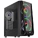 Produktbild Aerocool NIGHTHAWKDUO, EATX PC-Gehäuse, 3 Lüfter, Hartglasscheibe, schwarz
