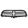 TRQ Front Grille Black Compatible with 2012-2014 Dodge Charger CH1200364