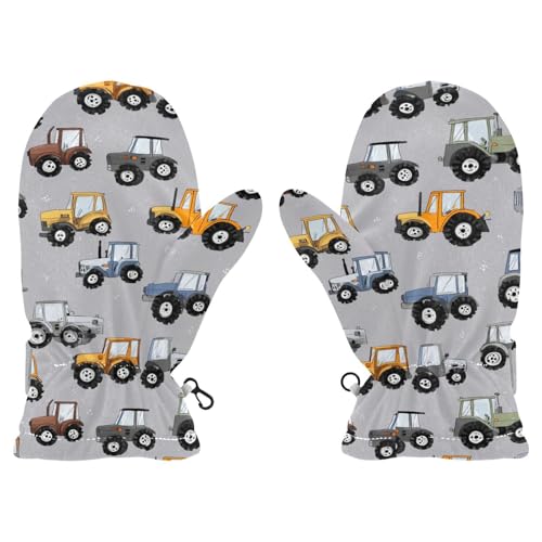 Image of Plaaee Early 1990s Pattern Kids Glove Warm Mitten Winter Favor for Toddler Boys and Girls Children Cold Weather Gloves