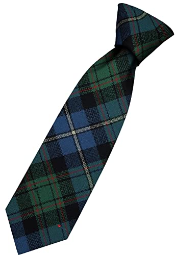 Cravate en laine tartan MacRae pour mariages et cérémonies élégantes