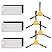 hihey Pièces détachées pour Robots aspirateurs brosses latérales de Filtre Pièces détachées pour aspirateur Robots pour Ecovacs Deebot N79 3 filtres 4 brosses (Set)