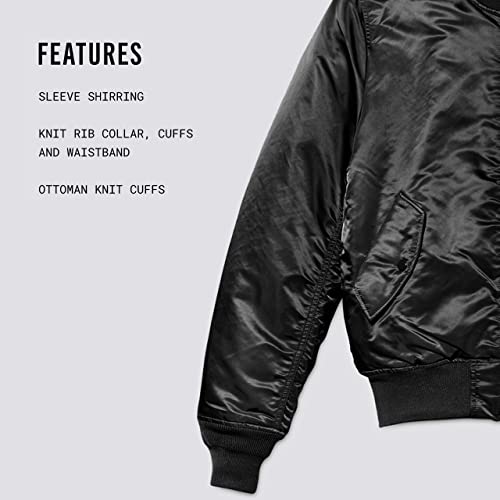 Image of Alpha Industries MA-1 Slim Fit Bomber Flight Jacket - Fighter Pilot Flight Jacket