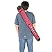Zerone Sword Carrying Bag, Breathable with Water Bottle Bag and Adjustable Strap (Deep Red)