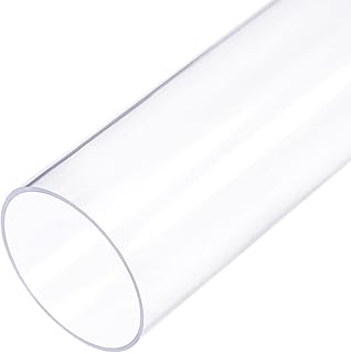 Tool parts 2pcs Clear Rigid PVC Pipe 30mm ID x 32mm x 2ft - 0.04