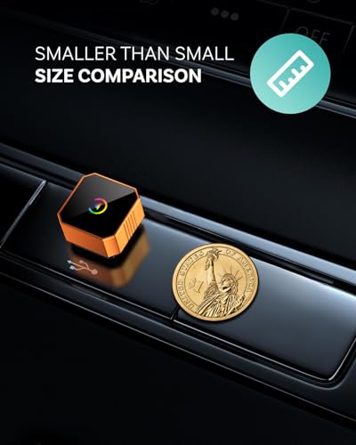 Image of 2026 Aimoon Mini Wireless CarPlay Adapter Upgrade Wired to Wireless for CarPlay & Android Auto Plug and Play Fast Auto-Reconnect Stable Control Zero Delay Car Play for iPhone iOS 10+ Android 11+