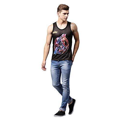 Image of Marvel Avengers by Wear Your Mind Men's Printed Regular Fit Vest