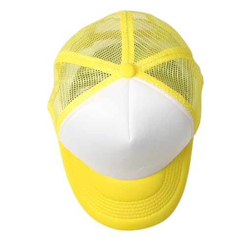 Image of TZ Promise Men Women Foam Trucker Hat Mesh Cap Solid Colors Lightweight with Adjustable Snapback Collection