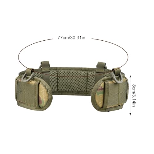 Cinturón acolchado – Marco acolchado para cinturón de cadera, plataforma de transporte extraíble rápida | Detalles de construcción de estabilidad reforzados, ventaja de distribución de peso, - imagen 6