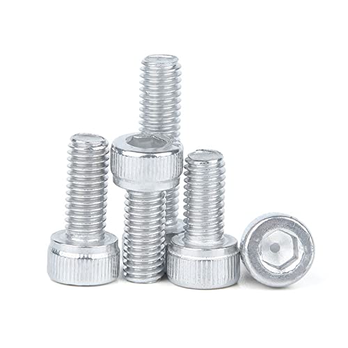 DUO ER Viti Esagonali A Tappo In Alluminio Da 10 Pezzi/bulloni M5 - Foto 8