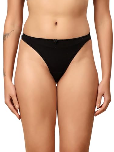 Image of American Symbol Women Microfiber & Cotton Brazilian Thong Briefs