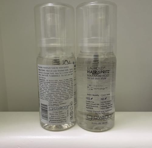 Giovanni Hair Care Products Hair Spray L.A. Hold 2.2 Fz Case_12 miniatura 2