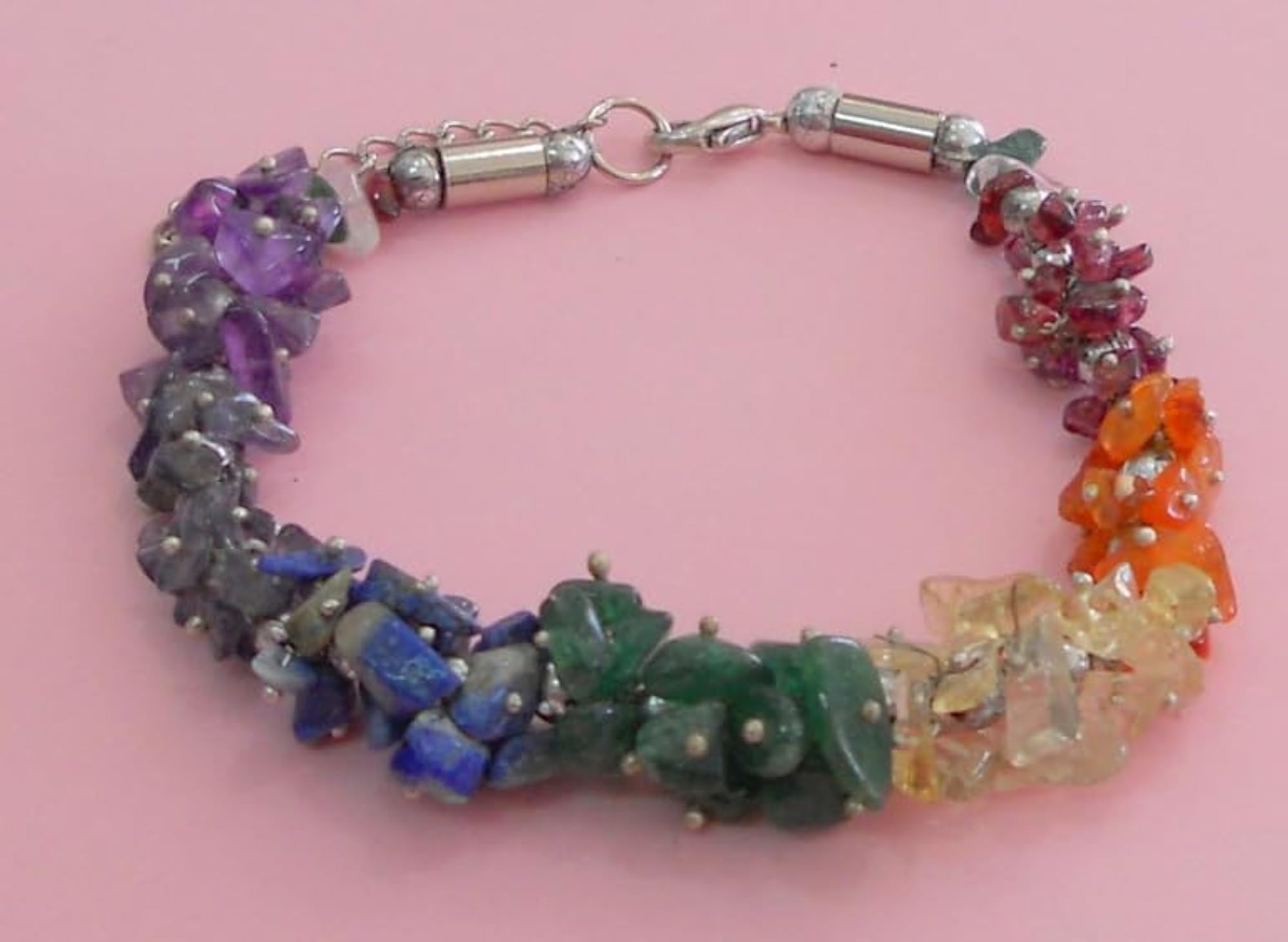 7 Chakra Bracelet with Certificate, Healing Energy