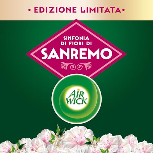 Air Wick Ricariche per Diffusore di Fragranze, 1 Ricarica per Profumatore per Ambienti alla Fragranza Sinfonia di Fiori di Sanremo con Oli Essenziali - Immagine 3
