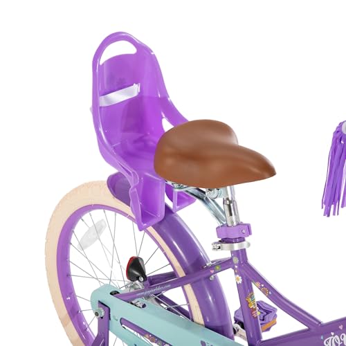 Image of JOYSTAR Little Daisy Kids Bike for Girls Boys Ages 2-10 Years, 12 14 16 20 Inch Girls Bikes with Doll Bike Seat & Streamers, Boys Bike with Flag & Number Plate, Multiple Colors
