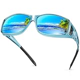 URUMQI Polarized Sunglasses Fit Over Glasses for Men...