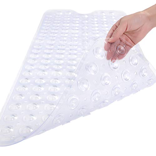 Tree Bud Extra Long Bathtub Mats for Shower Tub, Non-Slip Bath Mat Shower Mat with Suction Cups - Image 2