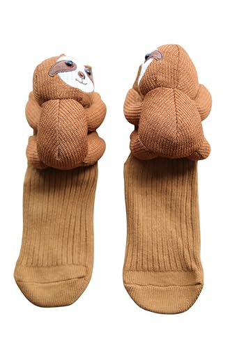 Image of Kid's 3D Animal Anti Slip Floor Socks | Cute, Creative Gifts,Hugging Design,Fun Holiday Gift