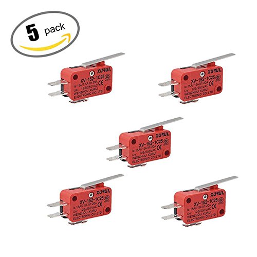 UEETEK Xv-152-1C25 Handle Micro Switch with Straight Hinge Lever