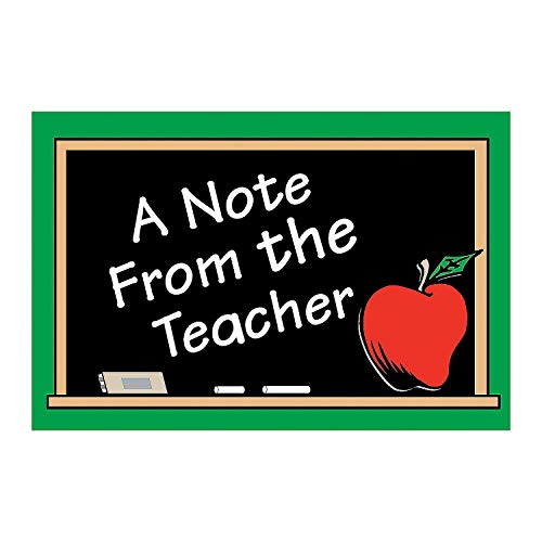 Fun Express A Note From the Teacher �n�K�L - 6�C���` x 4�C���` (30���p�b�N) - ���k�A���e�A���������̃p�[�\�i���C�Y���ꂽ�����ł̃R�~���j�P�[�V�����B
