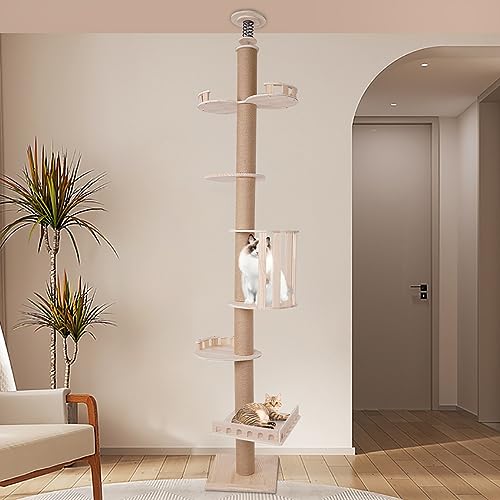 Árbol para Gatos Ajustable de Piso a Techo 104.3" miniatura 2