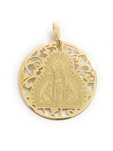 Médaille Vierge de la Tête en Argent, un symbole de foi et de protection mariale