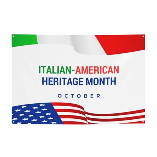 Italian American Heritage Month Backdrops 47 * 71 Inches Holiday Party Photography Background Indoor Outdoor Festival Photo Banner Booth Props Wall Decoration