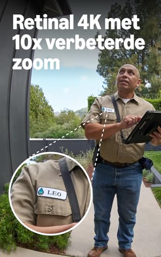 Ring Wired Video Doorbell Elite (nieuwste generatie) | Videodeurbel | Retinal 4K, tot 10x verbeterde zoom | Power over Ethernet | Gratis Ring-proefabonnement van 30 dagen - Afbeelding 5