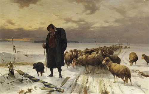 Pinturas murales Adolf Ernst Meissner con reproducción artística de alta fidelidad 60x90cm