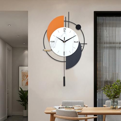 Horloge murale en metal durable avec aiguilles de precision FILLOVE - 8