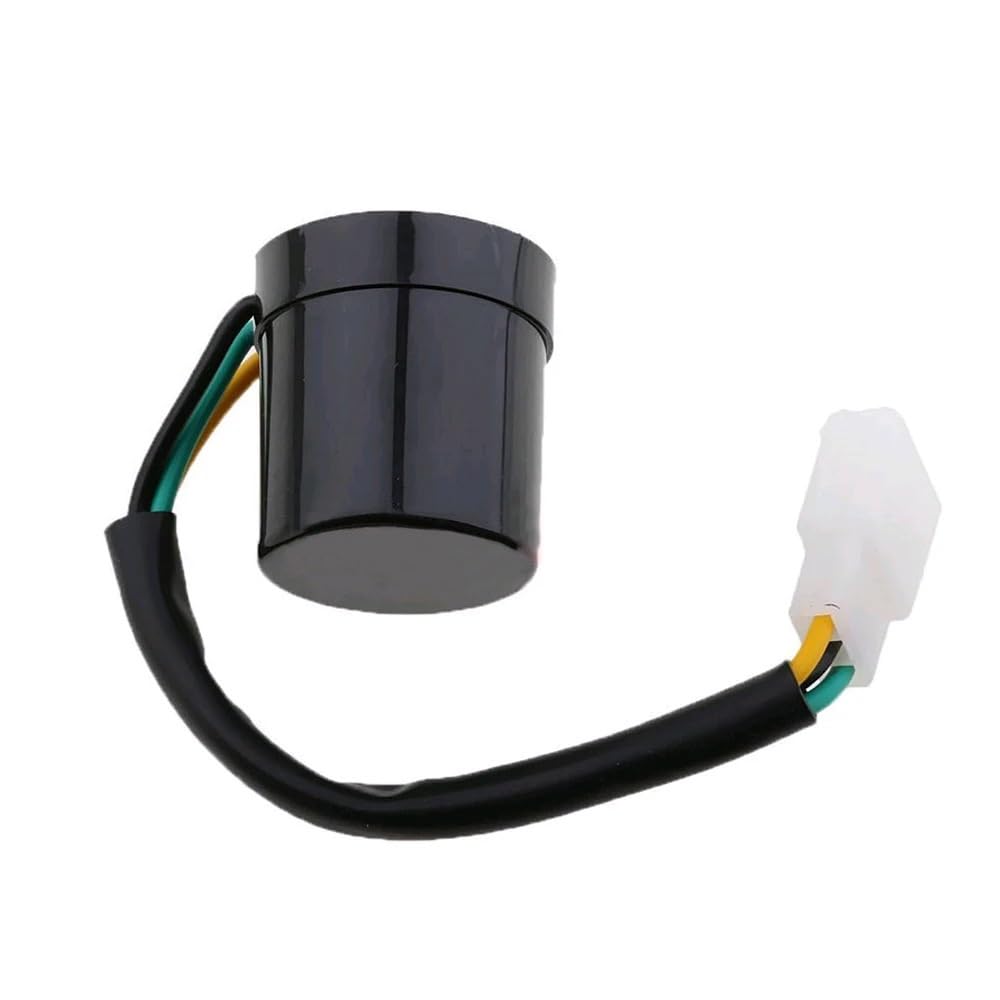 Universal Motorcycle Scooter Black Relay 3 PIN Round Waterproof Turn Signal 12V LED Flasher Relay Blinker