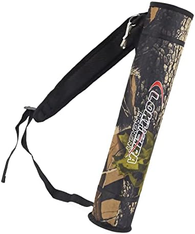 Arrow Quiver, Archery Lightweight Back Arrow Quiver Dual Use Foldable Compact Hip Arrows Bag for Recurve Bow Compound Target Practice Nylon Arrow Bag…