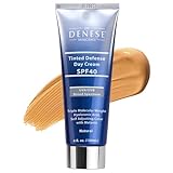 Dr. Denese SPF 40 Defense Day Cream 4 fl oz -Natural Tinted Moisturizer & Daily Sunscreen for Radiant Hydrated Skin–BB Cream with Antioxidants for Smooth Even Tone–Universal Shade for All Skin Types