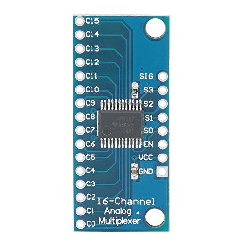 Hopcd Multiplexor Digital analógico, CD74HC4067 Demultiplexor multiplexor Digital analógico de 16 Canales CMOS de Alta Velocidad para señales analógicas Digitales
