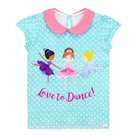Camiseta de Manga Corta Harry Bear Princesa Bailarina Azul Cover