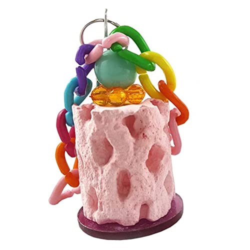 2Pcs Bird Calcium Teeth Grinding Chew Treats Bird Beak Grinding Stone Toy for Parrot Parakeet Cockatiel Chinchilla Rabbit Gerbil Mouse Hamster - Image 5