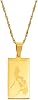 Fashion Philippines Country Map Pendant Necklace For Women Men - Personality Geometry Flag Charm Clavicle Chain,Patriotic Sweater Chain Souvenirs Jewelry Accessories